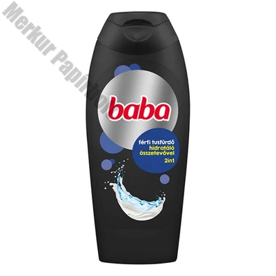 Tusfürdő férfi BABA 2in1 Hidratáló 400ml