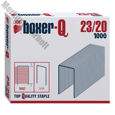 Tűzőkapocs BOXER-Q 23/20 1000 darabos