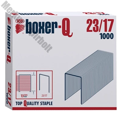 Tűzőkapocs BOXER Q 23/17