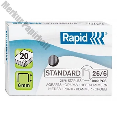 Tűzőkapocs RAPID 26/6