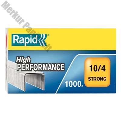 Tűzőkapocs RAPID Strong 10/4 horganyzott 1000 darabos