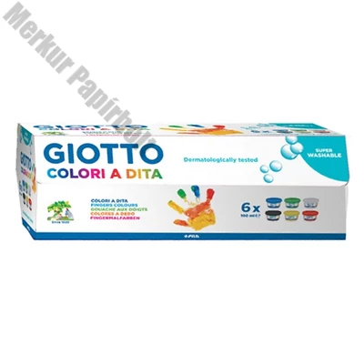 Ujjfesték GIOTTO 6x100ml 6 darabos