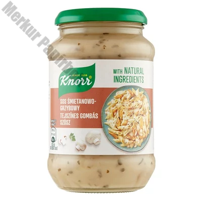 Üveges szósz KNORR Tejszínes gombás 400 g