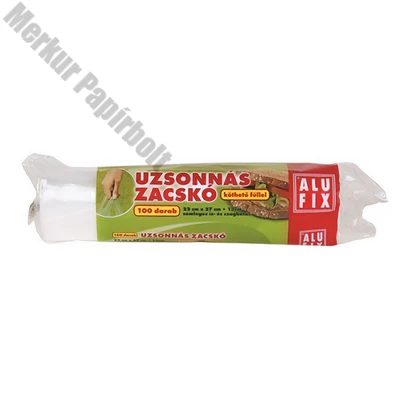 Uzsonnás zacskó ALUFIX 100 darab/doboz