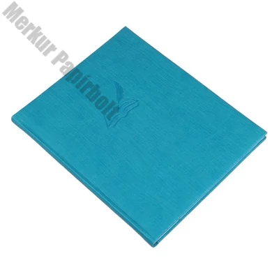 Vendégkönyv REALSYSTEM Fashion A/4 144 lapos sima türkiz