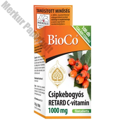 Vitamin BIOCO C-vitamin Csipkebogyós Retard 100 darab