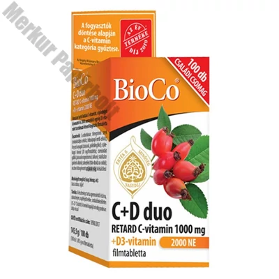Vitamin BIOCO C + D3 Duo Retard 100 darab