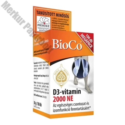 Vitamin BIOCO D3-vitamin 2000 NE 100 darab