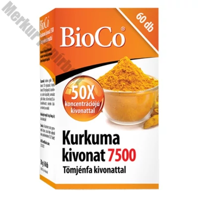 Vitamin BIOCO Kurkuma kivonat 7500 60 darab