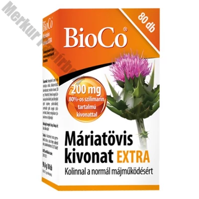 Vitamin BIOCO Máriatövis Extra 80 darab