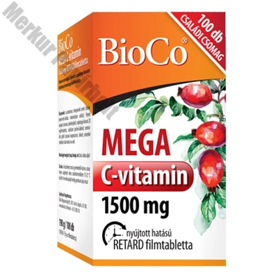 Vitamin BIOCO Mega C-vitamin 100 darab