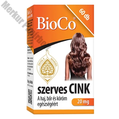 Vitamin BIOCO Szerves Cink 60 darab
