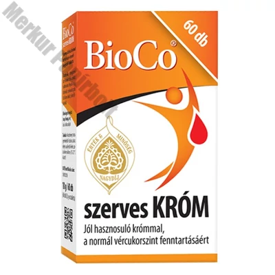 Vitamin BIOCO Szerves Króm 60 darab