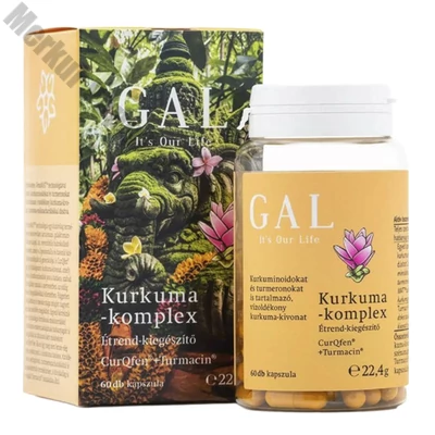 Vitamin GAL Kurkuma-komplex 60 darab Vitamin GAL Kurkuma-komplex 60 darab