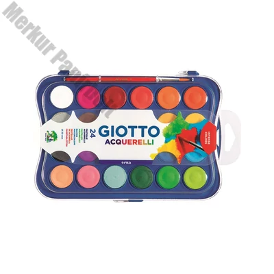 Vízfesték GIOTTO Aquarelli 30 mm 24 darabos