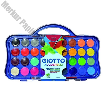 Vízfesték GIOTTO Aquarelli 30 mm 36 darabos