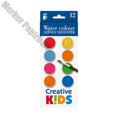 Vízfesték ICO Creative Kids 28 mm 12 darabos