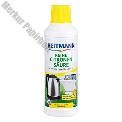 Vízkőoldó folyadék HEITMANN Pure citromsav 500 ml