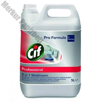 Vízkőoldó szaniter tisztítószer CIF Professional Washroom 2in1 5L