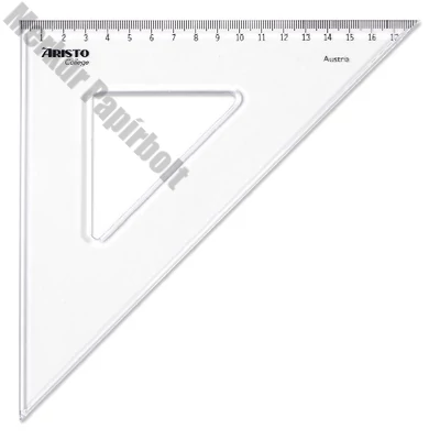 Vonalzó ARISTO College háromszög 45 fokos 25 cm