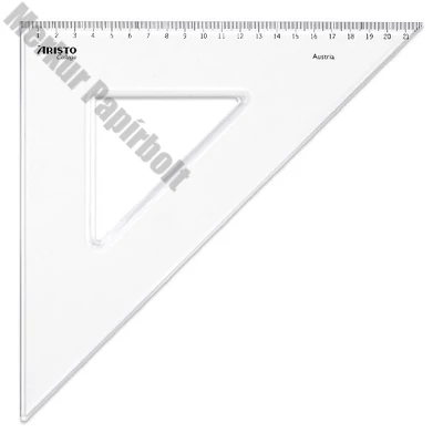 Vonalzó ARISTO College háromszög 45 fokos 30 cm