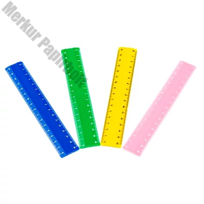 Vonalzó NEBULO színes 16 cm