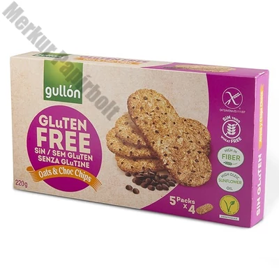 Zabkeksz GULLON Gluténmentes csokoládés 220 g