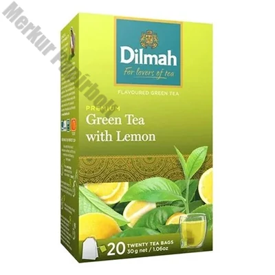 Zöld tea DILMAH Lemon 20 filter/doboz