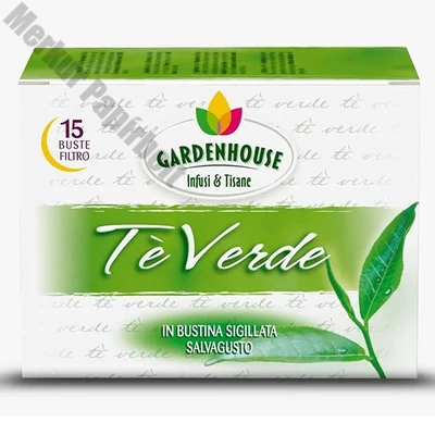 Zöld tea GARDENHOUSE natúr 15x2 g