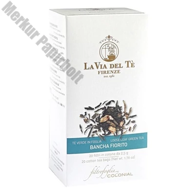 Zöld tea LA VIA DEL TÉ Bancha Fiorito 20x2,5 g