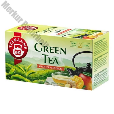 Zöld tea TEEKANNE Gyömbér-Mangó 12 filter/doboz