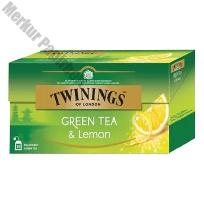 Zöld tea TWININGS citrommal 25 filter/doboz