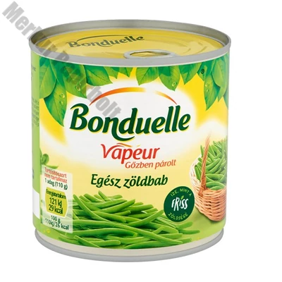 Zöldhüvelyű egész zöldbab BONDUELLE Vapeur 295 g