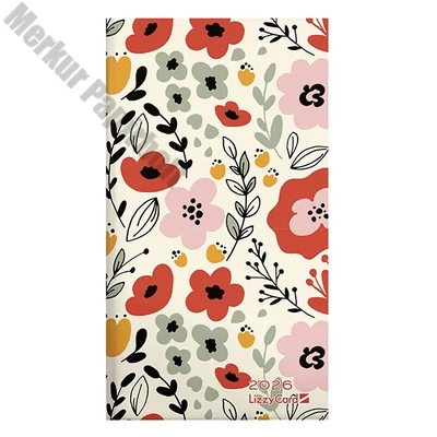 Zsebnaptár LIZZY CARD fekvő keménytáblás Kind 2026.