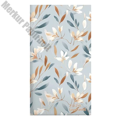 Zsebnaptár LIZZY CARD fekvő keménytáblás Resonate 2026.