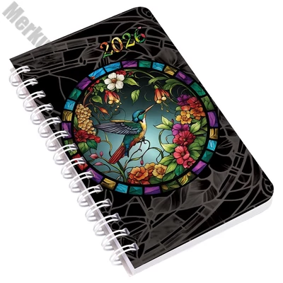 Zsebnaptár REALSYSTEM SP3 spirál mini 78x128mm heti fehér lapos Kolibri 2026.