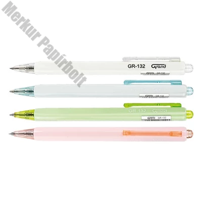Zseléstoll GRAND GR-132 nyomógombos 0,5 mm kék írásszín vegyes színben