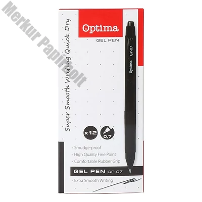 Zseléstoll OPTIMA GP 0,7mm fekete