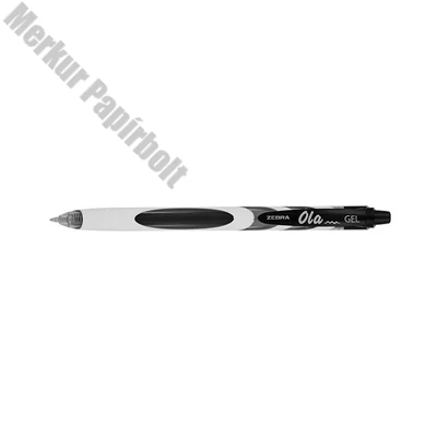 Zseléstoll  ZEBRA OLA 0,7 mm fekete