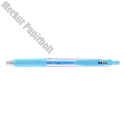 Zseléstoll ZEBRA Sarasa Clip Milk nyomógombos 0,5 mm pasztell kék