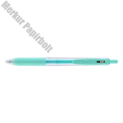 Zseléstoll ZEBRA Sarasa Clip Milk nyomógombos 0,5 mm pasztell kékeszöld