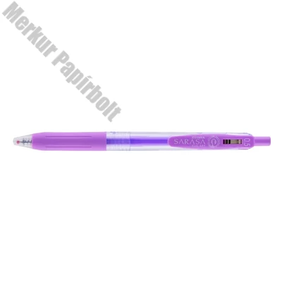 Zseléstoll ZEBRA Sarasa Clip Milk nyomógombos 0,5 mm pasztell lila