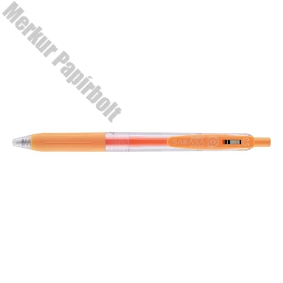 Zseléstoll ZEBRA Sarasa Clip Milk nyomógombos 0,5 mm pasztell narancs