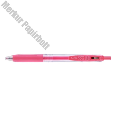 Zseléstoll ZEBRA Sarasa Clip Milk nyomógombos 0,5 mm pasztell piros