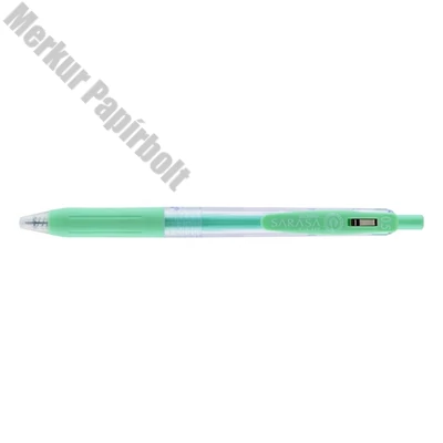 Zseléstoll ZEBRA Sarasa Clip Milk nyomógombos 0,5 mm pasztell zöld