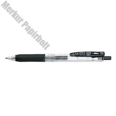Zseléstoll ZEBRA Sarasa Clip nyomógombos 0,5 mm fekete