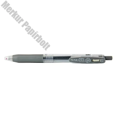 Zseléstoll ZEBRA Sarasa Clip nyomógombos 0,5 mm szürke
