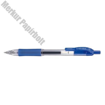 Zseléstoll ZEBRA Sarasa Retractable nyomógombos 0,5 mm kék