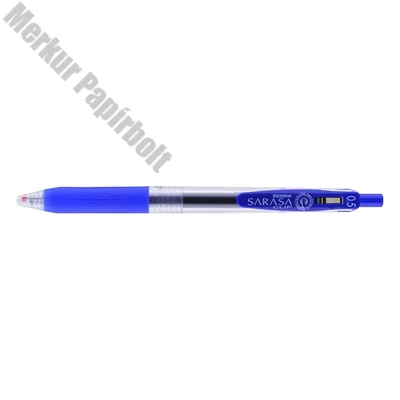 Zseléstoll ZEBRA Sarasa nyomógombos 0,5 mm kobaltkék