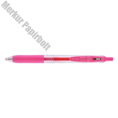 Zseléstoll ZEBRA Sarasa nyomógombos 0,5 mm rózsaszín